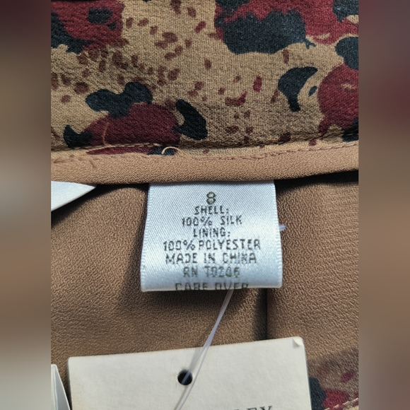 Laura Ashley Animal Print Silk Skirt - Picture 4 of 13